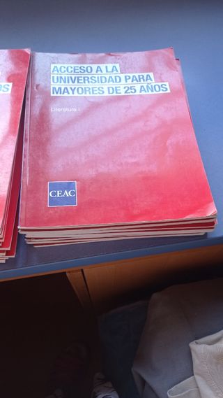 Libros acceso universidad mayores de 25