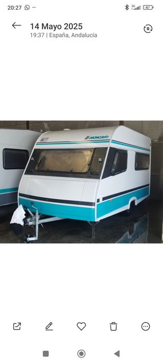 Caravana Moncayo Versalles 370. -750 kilos 