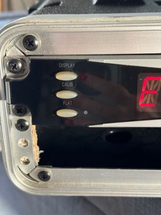 Afinador korg formato rack+case