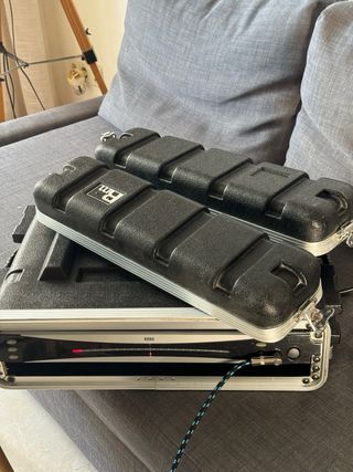 Afinador korg formato rack+case