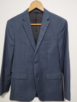 Americana Calvin Klein Super angelico 100S Azul