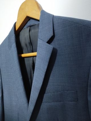 Americana Calvin Klein Super angelico 100S Azul