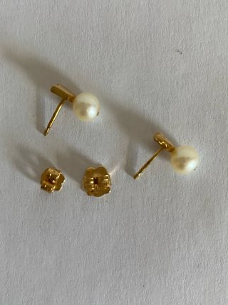 Pendientes Tous Perla y Oro 18k