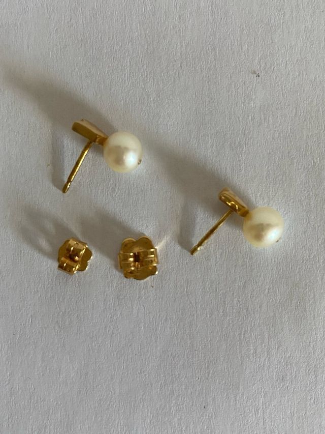 Pendientes Tous Perla y Oro 18k