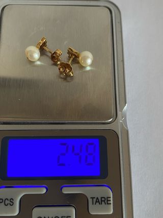 Pendientes Tous Perla y Oro 18k