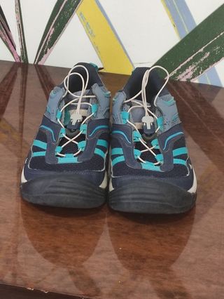 Bambas niño Quechua azul y turquesa ,para  lluvia.