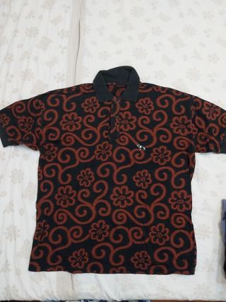 Polo Moschino vintage fantasia floreale