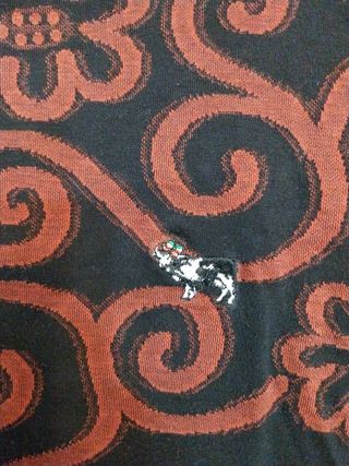 Polo Moschino vintage fantasia floreale