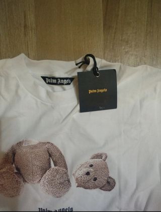 Maglia Palm Angels Bianca Orso