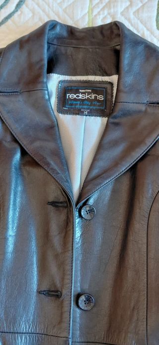Chaqueta de piel Redskins Talla M