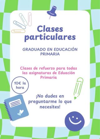 CLASES PARTICULARES (Ed. Primaria)