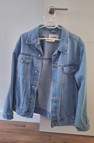 Cazadora vaquera Pull&Bear azul hombre