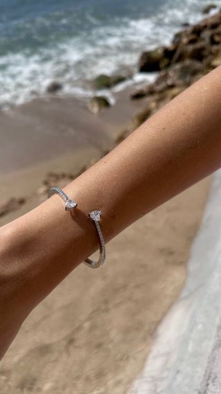Pulsera Swarovski mesmera Plata