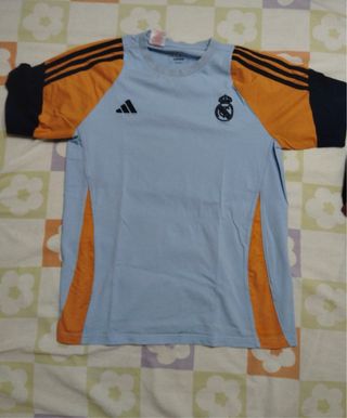 Camiseta Adidas Real Madrid Azul Naranja