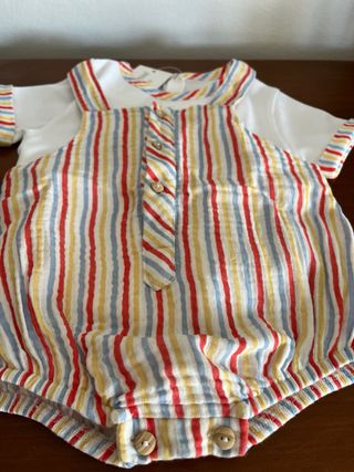 Conjunto bebé rayas