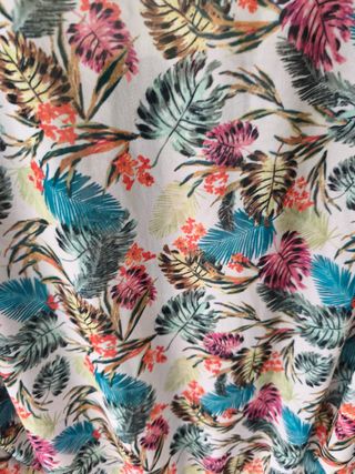 Chaqueta floral multicolor