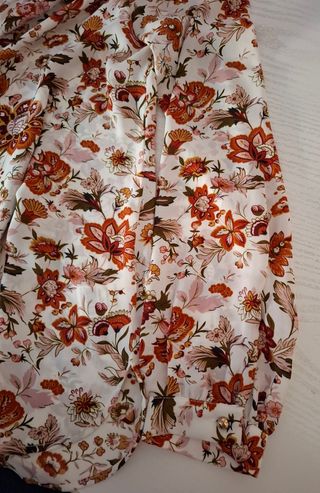 Blusa Encuentro Estampada Flores Talla M
