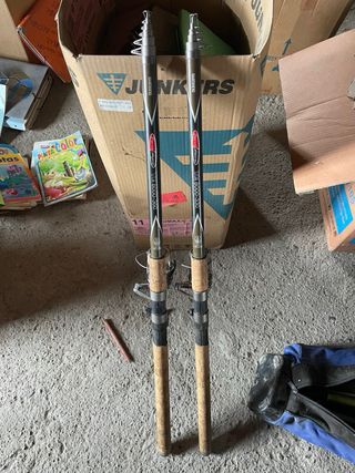 2 Cañas de Pesca Shimano Force Master TE 8000