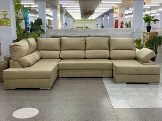 Sofá cama chaise longue rinconera - paga en casa!