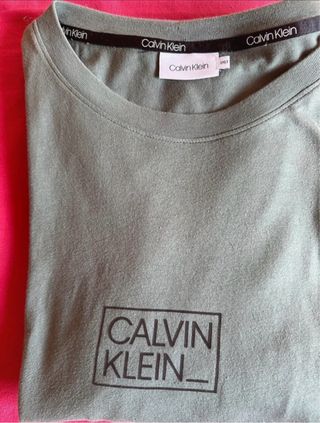 Camiseta Calvin Klein Verde Talla XXL