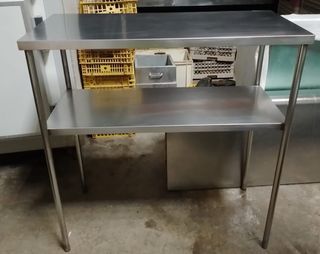 Mesa de trabajo acero inoxidable