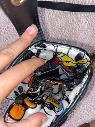 Bolso Fracomina Mickey Negro