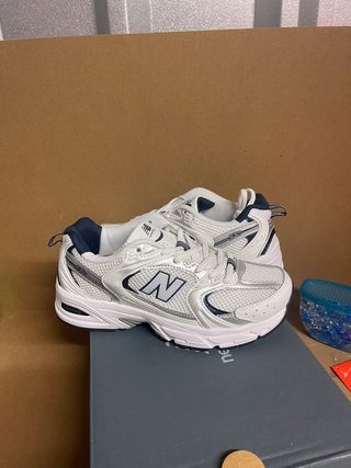 New Balance 530 Blanco Plata Marino T40.5