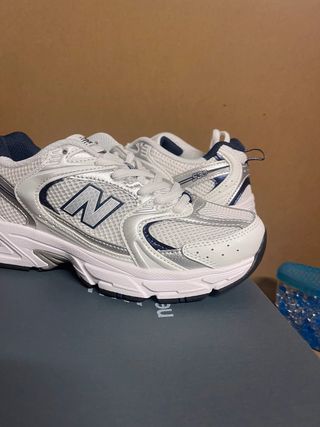 New Balance 530 Blanco Plata Marino T40.5