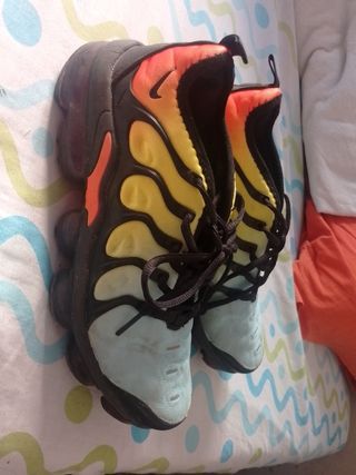 Nike Air Vapormax Naranja y Turquesa
