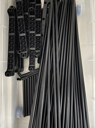 Zapatero SONGMICS 10 Niveles Metal Negro