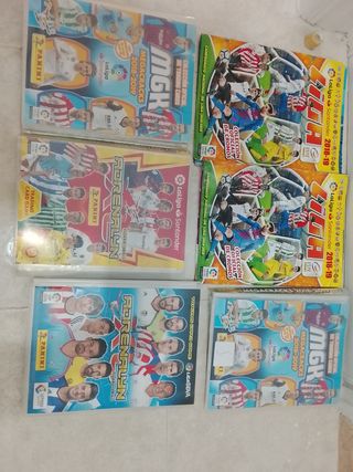 Lote Álbumes Panini Megacracks y Adrenalyn