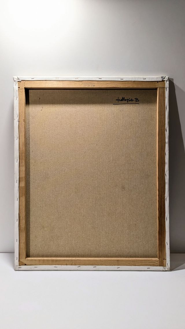 Llopis Beltrá óleo lienzo retrato expresionista