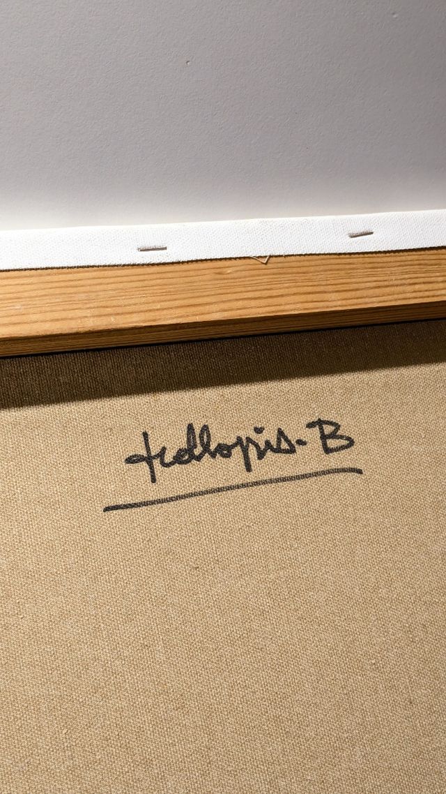 Llopis Beltrá óleo lienzo retrato expresionista