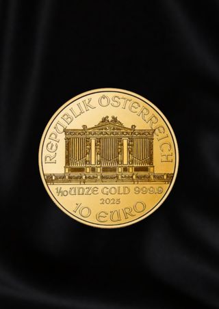 1/10 Onza Oro Filarmónica Austria 10 Euro