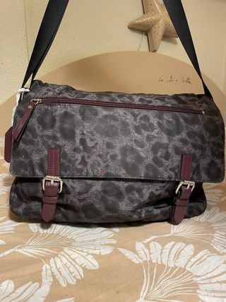 Bolso bandolera Tous gris y morado