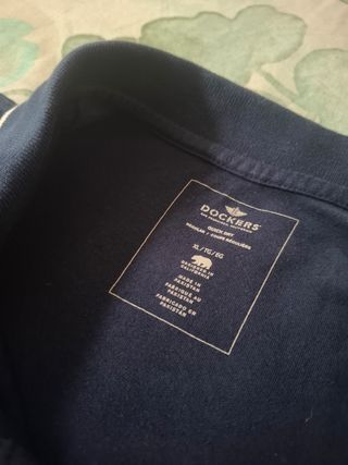 Polo Dockers Azul Talla XL