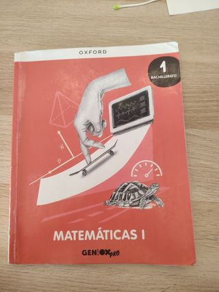 Libro Matemáticas 1 Bachillerato Oxford