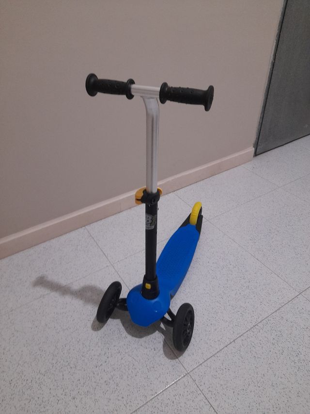 Patinete infantil 3 ruedas azul