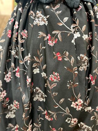 Traje Fallera Huertana Negro COMO NUEVO