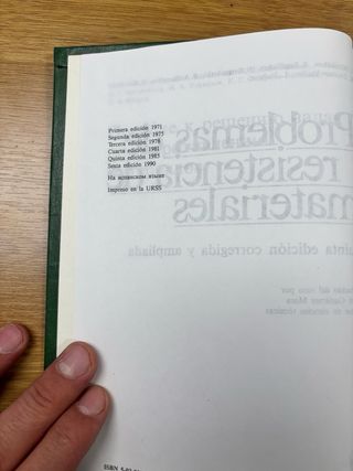 Problemas de Resistencia de Materiales - 6a ed