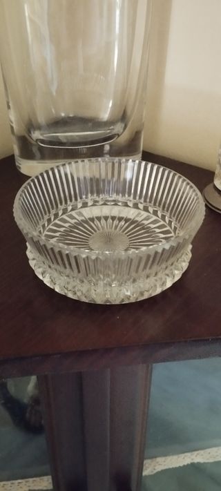 Joyero de cristal tallado