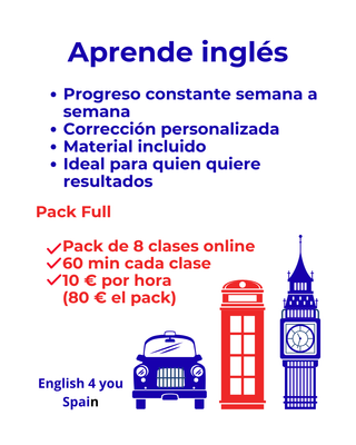 Clases de inglés online