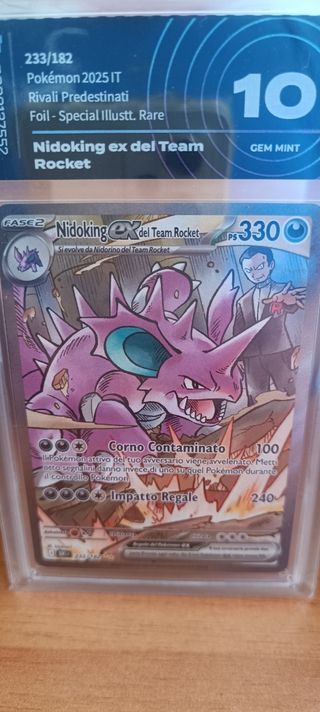 Nidoking EX del Team Rocket #233 Foil ITA 10