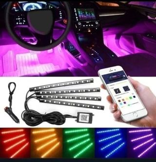 Luces LED Interior Bajos Coche Multicolor 