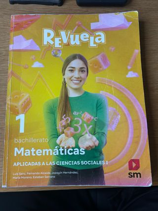 Libro 1º bachillerato Matemáticas Revuela 