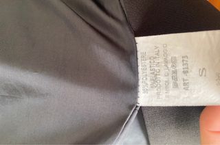 Blazer nero maniche a palloncino taglia S