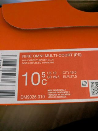 Zapatillas Nike Talla 27.5