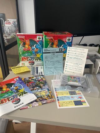 Pokémon Stadium Japonés N64 + Transfer Pack
