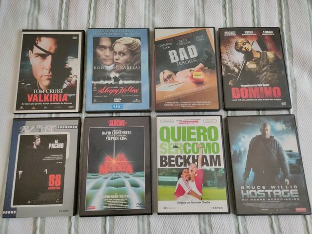 Lote 8 DVD Películas Varias