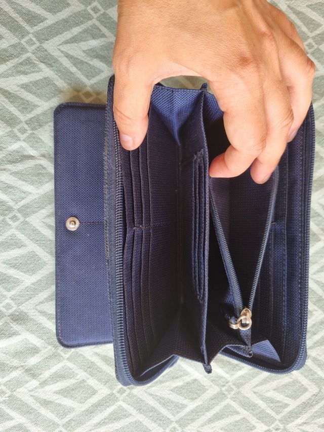 Portafoglio Mandarina Duck blu scuro